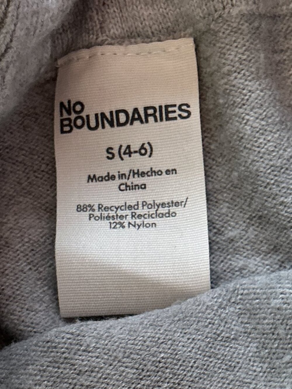 3/$20 Bundle 🌈 No Boundaries Foldover Flare Pants Gray Size S 4-6 - Picture 2 of 12